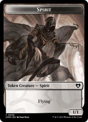 Spirit (0039) // Stoneforged Blade Double-Sided Token [Commander Masters Tokens] | Silver Goblin