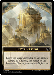 City's Blessing // Elf Druid Double-Sided Token [Commander Masters Tokens] | Silver Goblin