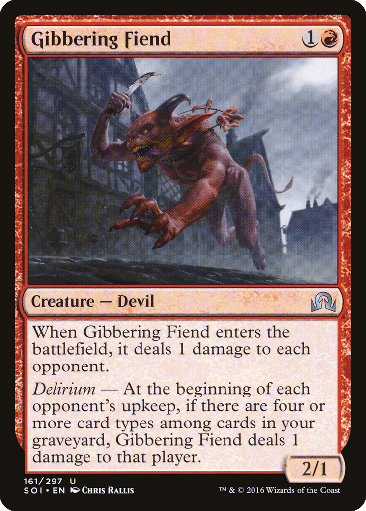 Gibbering Fiend (161) - Shadows over Innistrad