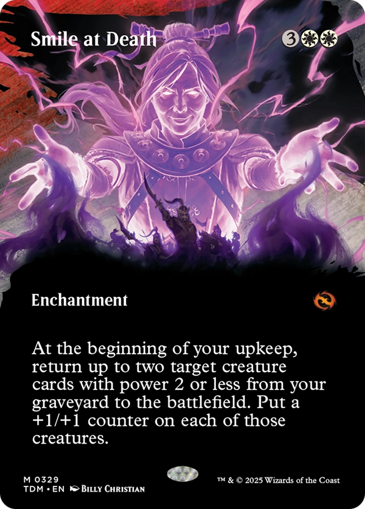 Smile at Death (Borderless) (329) - Tarkir: Dragonstorm