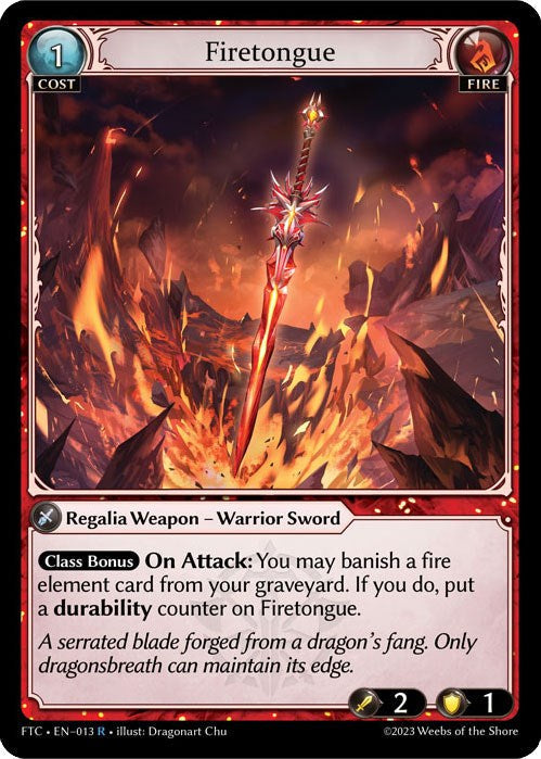 Firetongue (013) [Fractured Crown] Foil