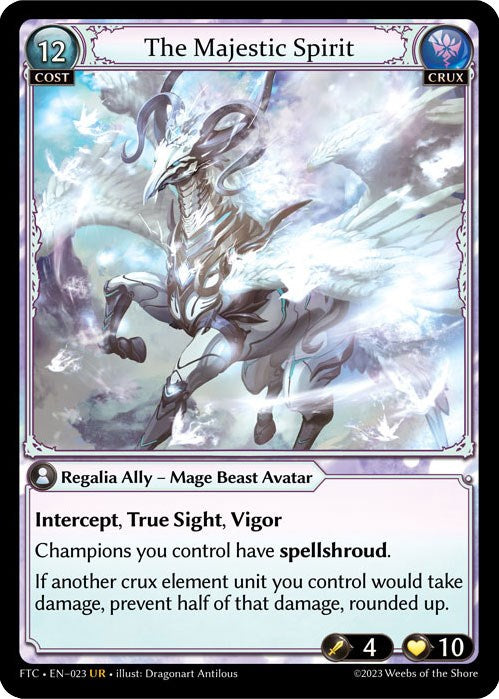 The Majestic Spirit (023) [Fractured Crown] Foil