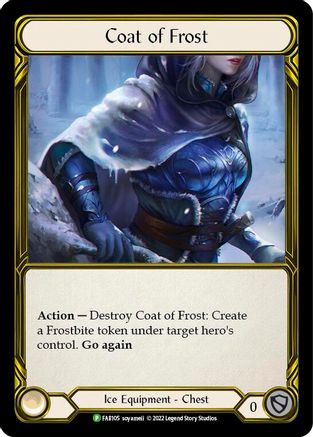 Coat of Frost (Golden) (FAB105) Cold Foil - FaB Promos