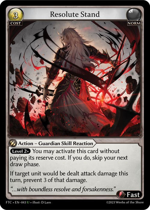 Resolute Stand (043) [Fractured Crown] Foil