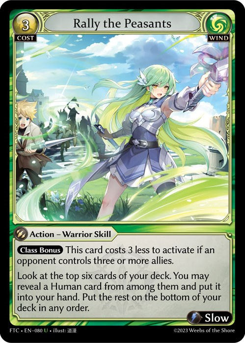 Rally the Peasants (080) [Fractured Crown] Foil