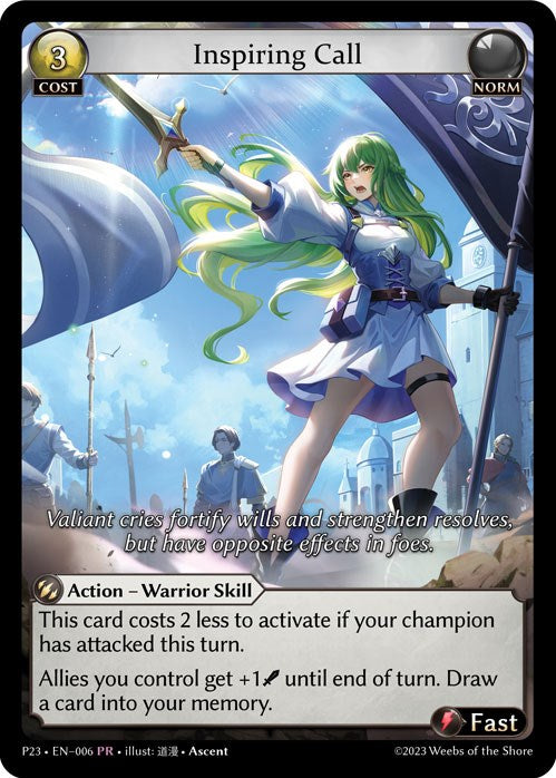 Inspiring Call (006) [Promotional Cards] Foil