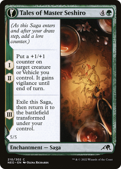 Tales of Master Seshiro // Seshiro's Living Legacy (210) Foil - Kamigawa: Neon Dynasty