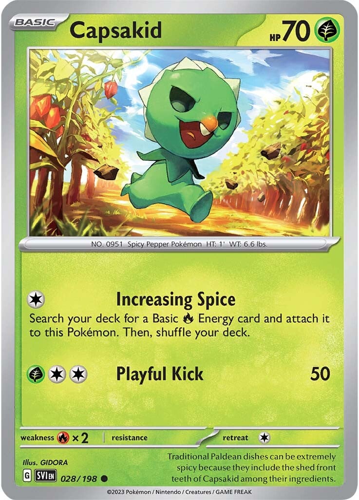 Capsakid (028/198) [Scarlet & Violet: Base Set] | Silver Goblin