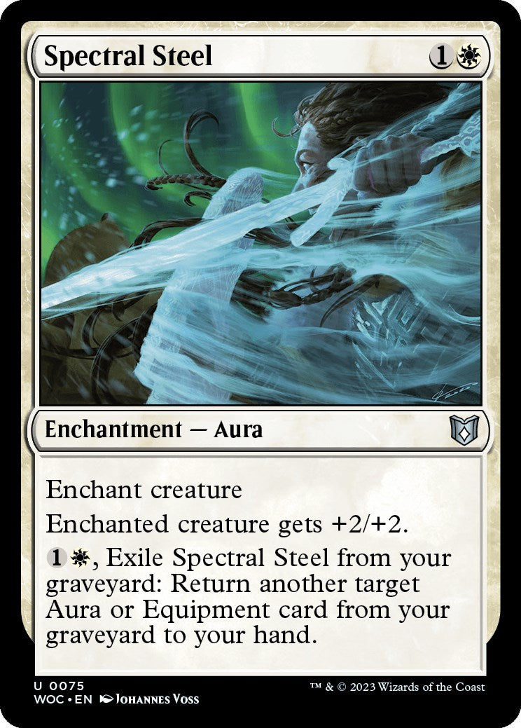 Spectral Steel [Wilds of Eldraine Commander] | Silver Goblin