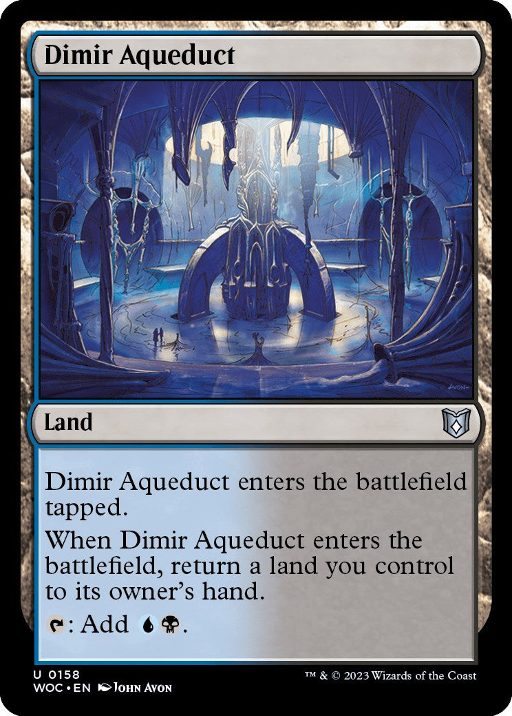 Dimir Aqueduct [Wilds of Eldraine Commander] | Silver Goblin