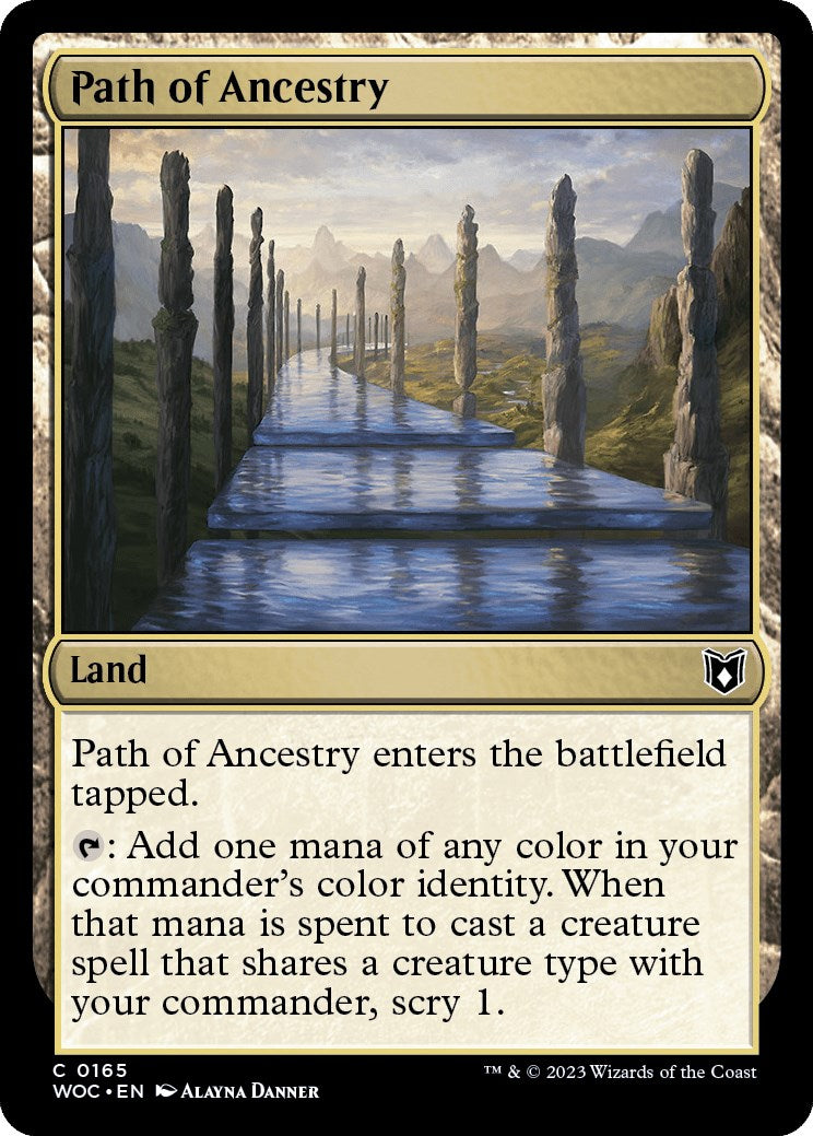 Path of Ancestry [Wilds of Eldraine Commander] | Silver Goblin