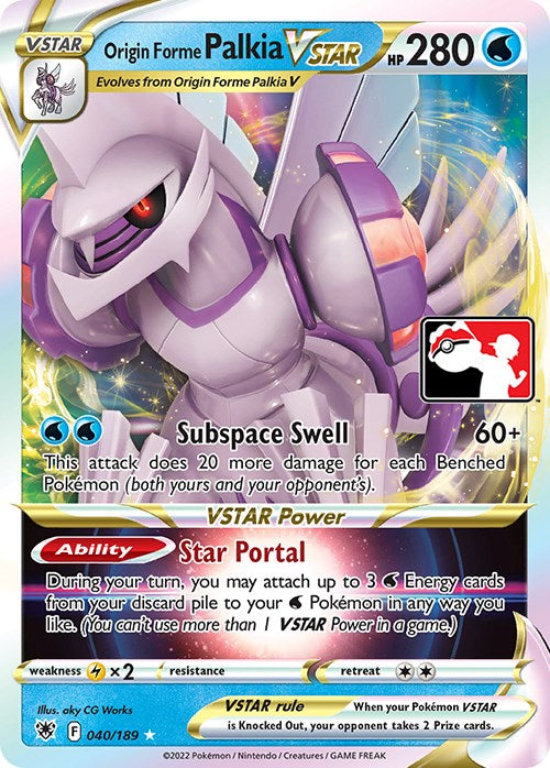 Origin Forme Palkia VSTAR (040/189) [Prize Pack Series Three] | Silver Goblin