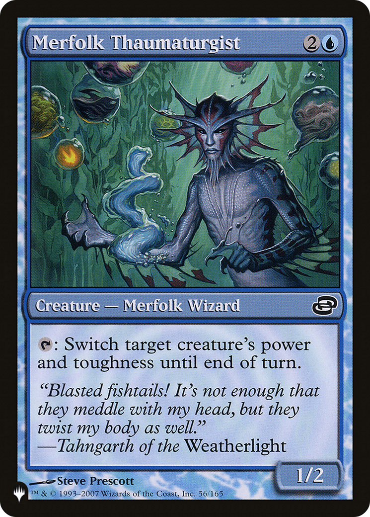 Merfolk Thaumaturgist (PLC-56) - The List