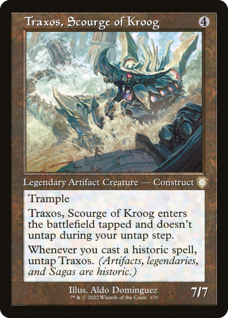 Traxos, Scourge of Kroog (Retro) (170) - The Brothers' War Commander