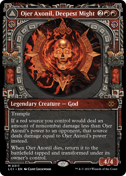 Ojer Axonil, Deepest Might (Showcase) (317) Foil - The Lost Caverns of Ixalan