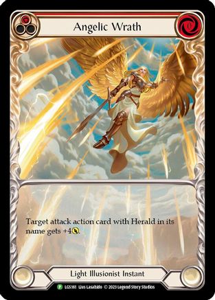 Angelic Wrath (Red) (LGS161) Rainbow Foil - FaB Promos