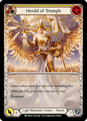 Herald of Triumph (Yellow) [FAB159] (Promo)  Rainbow Foil | Silver Goblin