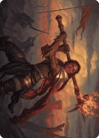 Imodane, the Pyrohammer Art Card [Wilds of Eldraine Art Series] | Silver Goblin