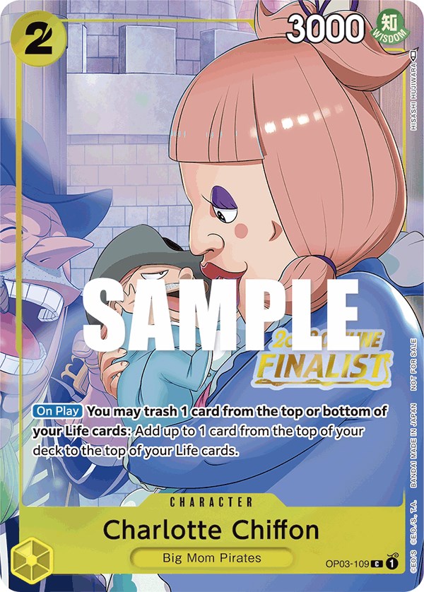 Charlotte Chiffon (Offline Regional 2023) [Finalist] [One Piece Promotion Cards] | Silver Goblin