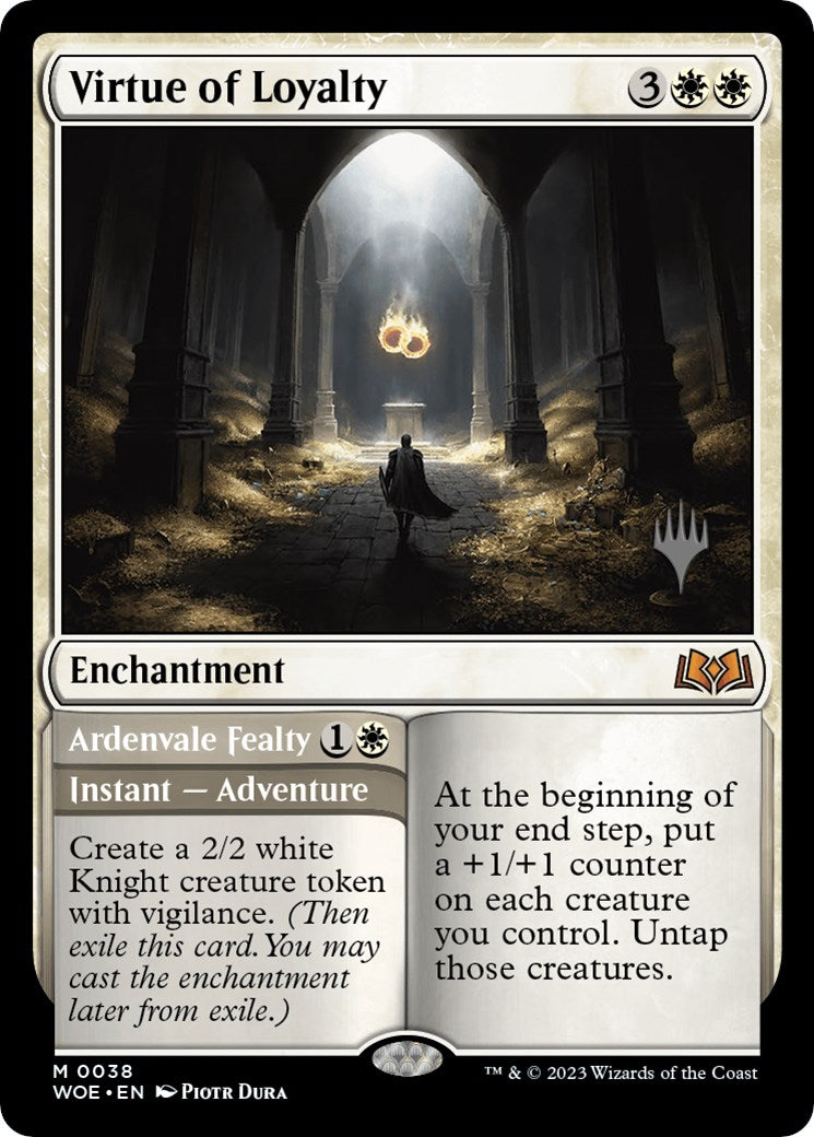 Virtue of Loyalty // Ardenvale Fealty (Promo Pack) [Wilds of Eldraine Promos] Foil