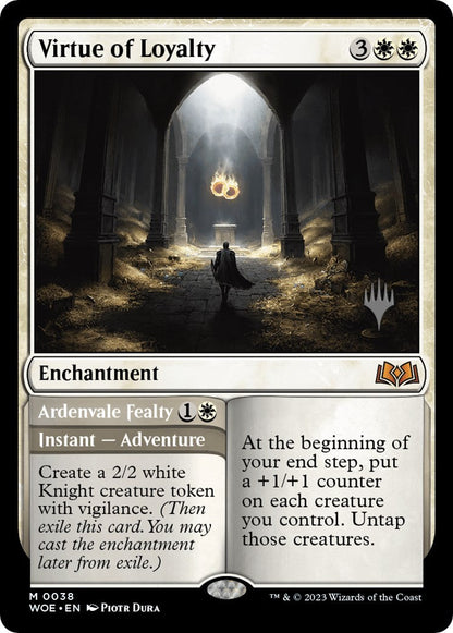 Virtue of Loyalty // Ardenvale Fealty (Promo Pack) [Wilds of Eldraine Promos] Foil