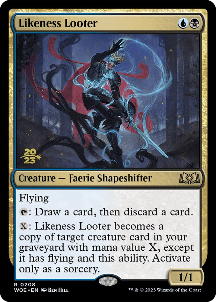 Likeness Looter [Wilds of Eldraine Prerelease Promos] | Silver Goblin