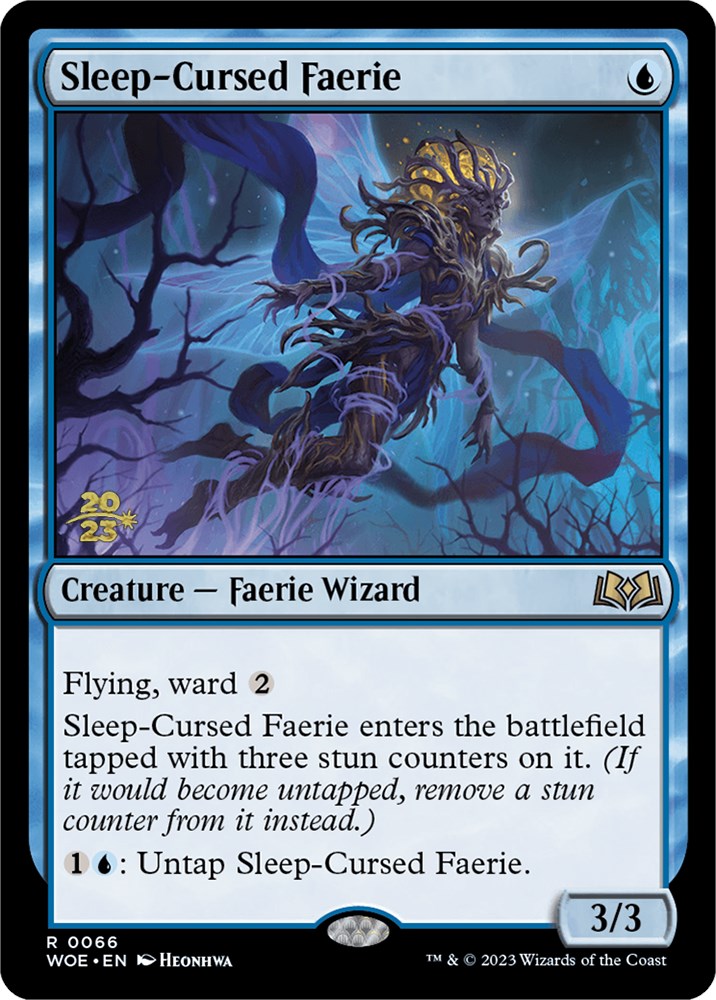 Sleep-Cursed Faerie [Wilds of Eldraine Prerelease Promos] | Silver Goblin