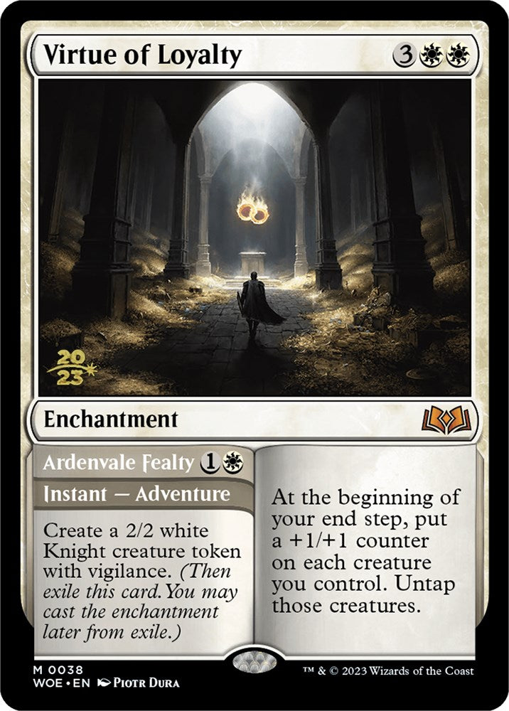 Virtue of Loyalty // Ardenvale Fealty (Promo Pack) [Wilds of Eldraine Promos] Foil