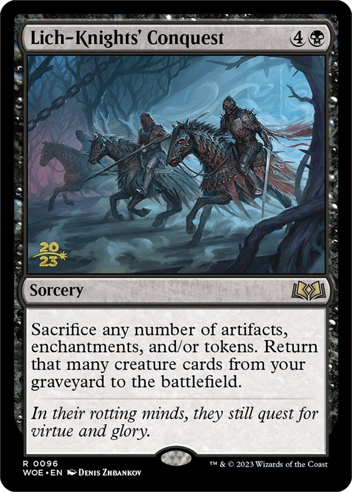 Lich-Knights' Conquest [Wilds of Eldraine Prerelease Promos] | Silver Goblin