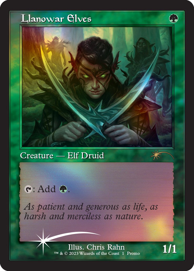 Llanowar Elves (Retro) [Media Promos] | Silver Goblin