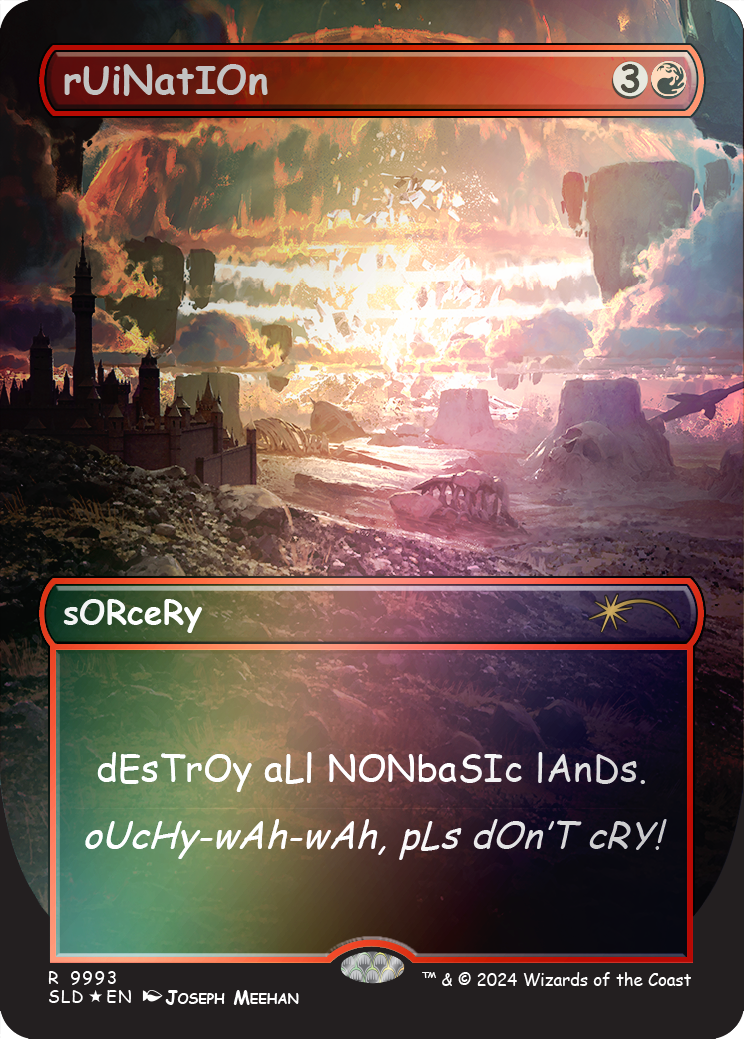 rUiNatIOn (Rainbow Foil) (9993) Foil - Secret Lair Drop Series