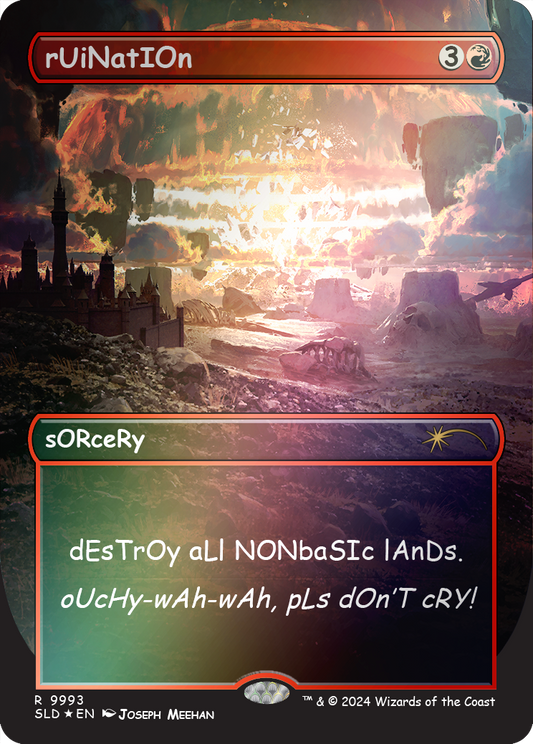 rUiNatIOn (Rainbow Foil) (9993) Foil - Secret Lair Drop Series