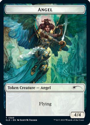 Angel (SLD) // Soldier (CMR) Double-sided Token (1340 // 2) - Secret Lair Drop Series