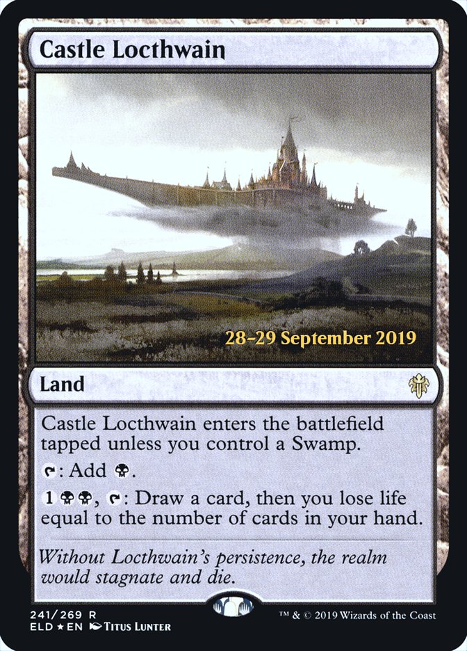 Castle Locthwain [Throne of Eldraine Prerelease Promos] | Silver Goblin