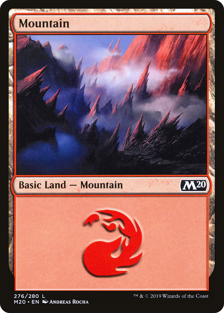 Mountain (276) Foil - Core Set 2020