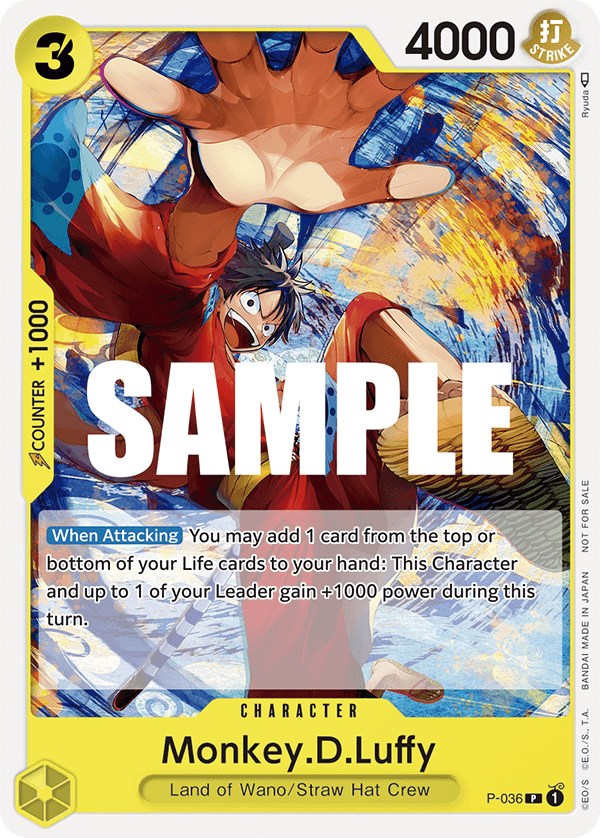 Monkey.D.Luffy (Pre-Release Tournament) [One Piece Promotion Cards] | Silver Goblin