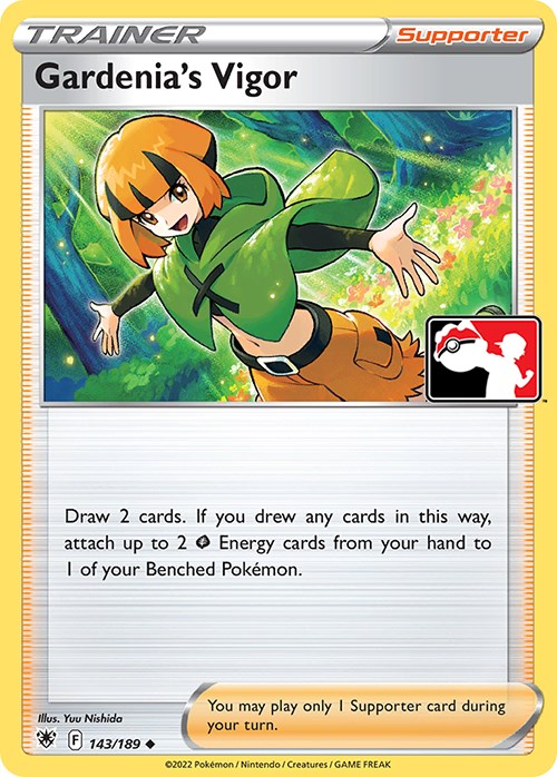 Gardenia's Vigor (143/189) [Prize Pack Series Three] | Silver Goblin