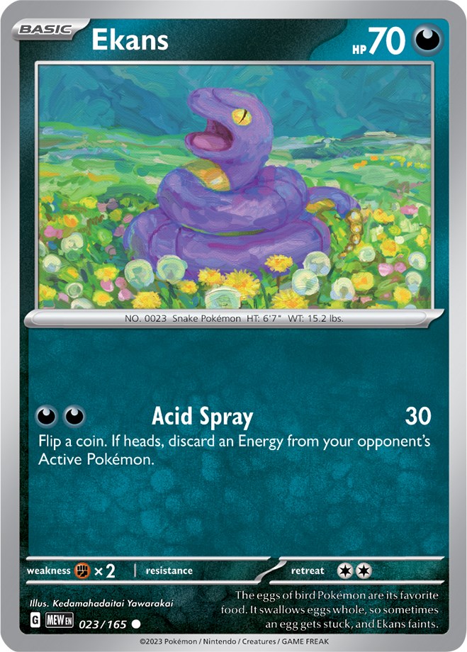 Ekans (023/165) [Scarlet & Violet: 151] | Silver Goblin