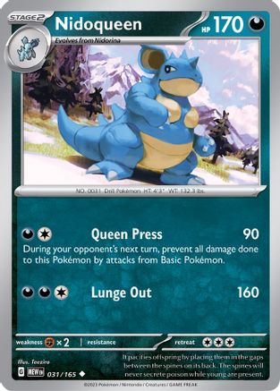 Nidoqueen (31) - SV Scarlet & Violet 151