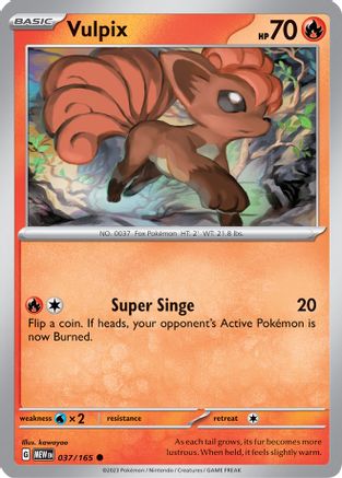 Vulpix (37) - SV Scarlet & Violet 151