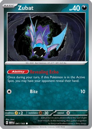 Zubat (41) - SV Scarlet & Violet 151