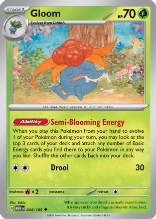 Gloom (44) - SV Scarlet & Violet 151