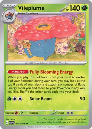 Vileplume (45) Holofoil - SV Scarlet & Violet 151