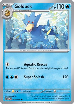 Golduck (55) - Scarlet & Violet 151