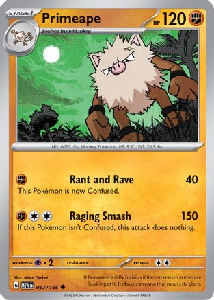 Primeape (057/165) [Scarlet & Violet 151] | Silver Goblin