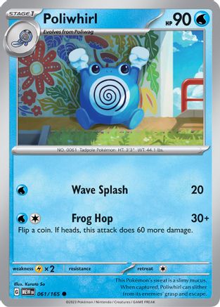 Poliwhirl (061/165) [Scarlet & Violet 151] | Silver Goblin