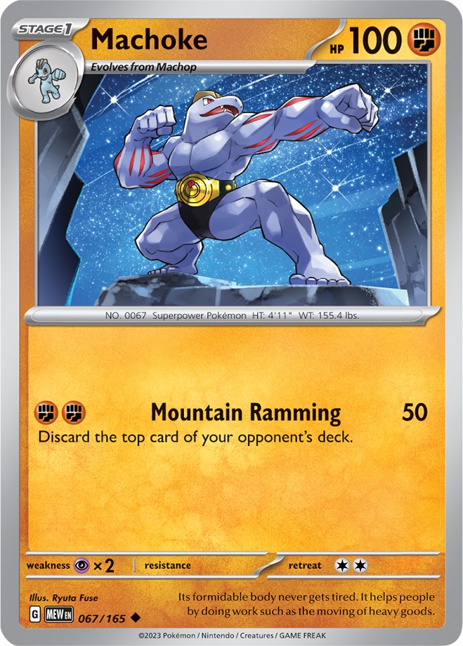 Machoke (067/165) [Scarlet & Violet: 151] | Silver Goblin