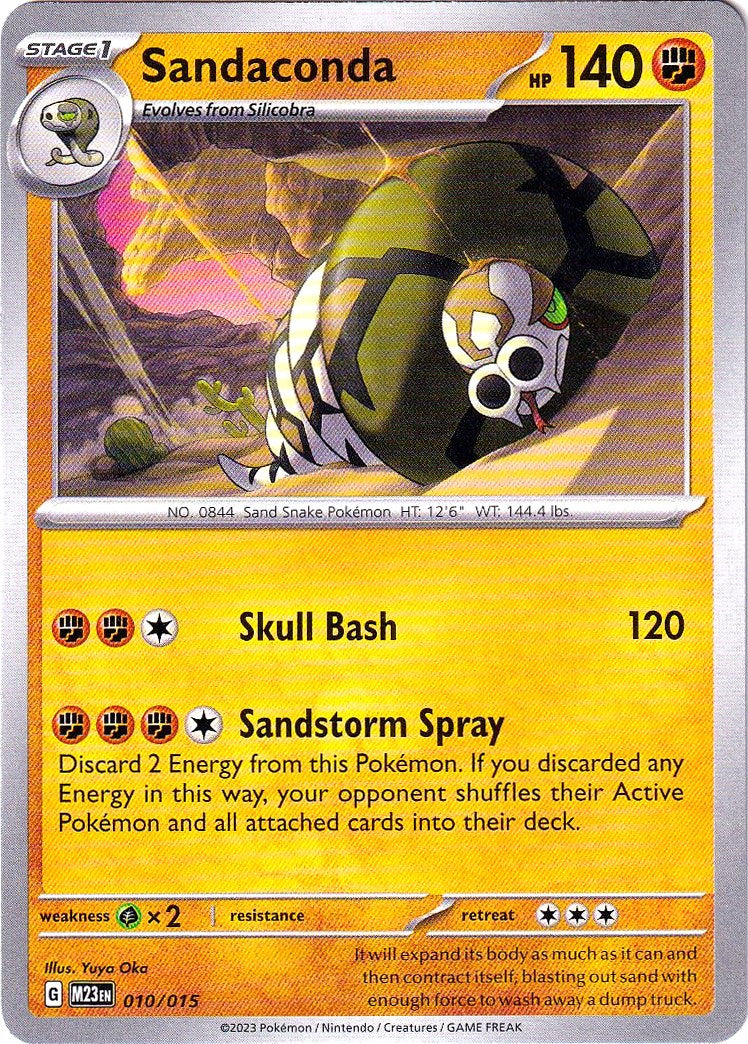 Sandaconda (010/015) [McDonald's Promos: 2023 Collection] | Silver Goblin