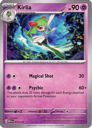 Kirlia (015/015) [McDonald's Promos: 2023 Collection] | Silver Goblin