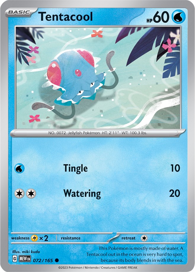 Tentacool (072/165) [Scarlet & Violet: 151] | Silver Goblin